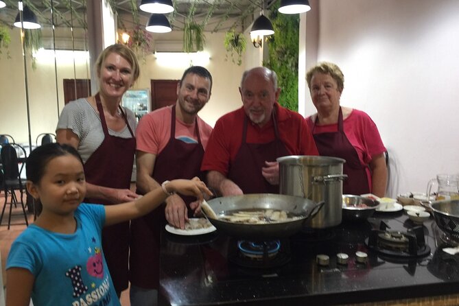 Hanoi Cooking Class and Market Tour in Ancient House - Eating upstairs in an old Hanoi shop house