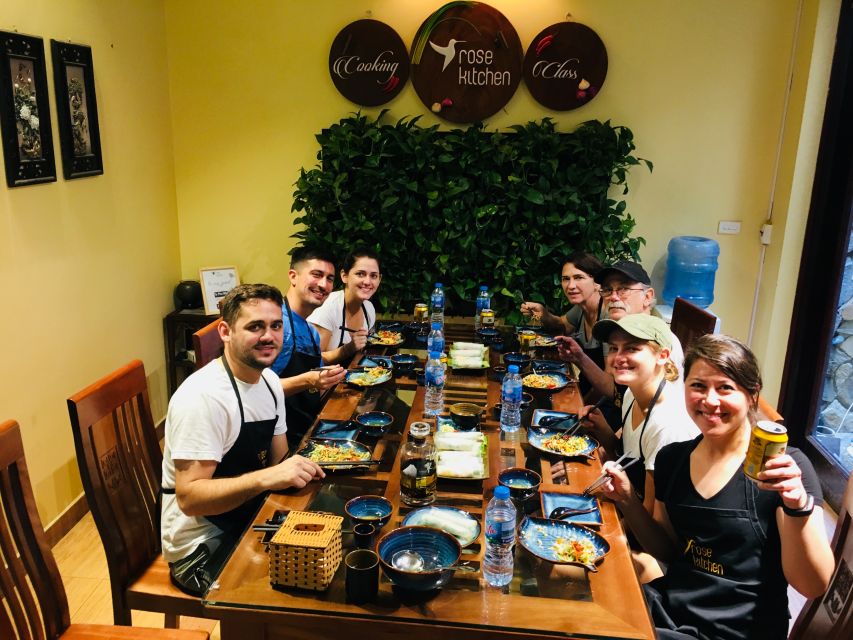 Hanoi: Cooking Class in a Local Villa with Market Tour - From market basket to Rose Kitchen villa