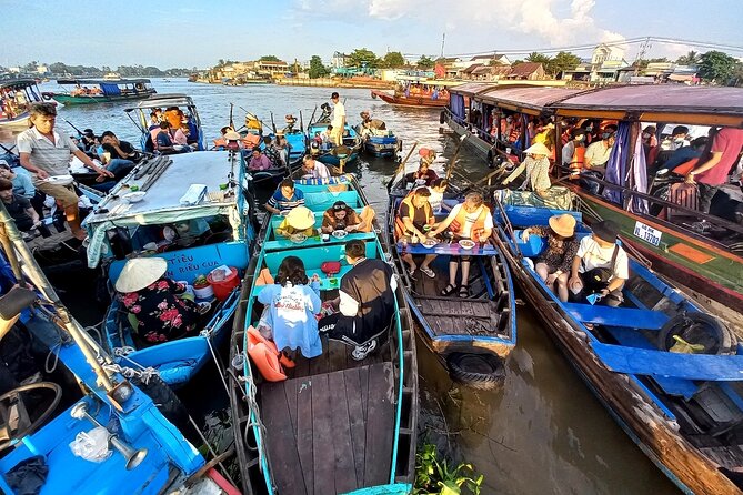 HCM: 2-Day Mekong Delta Floating Market with Cooking & Bike Ride - Lunch, motorized rickshaws, and the route to Can Tho