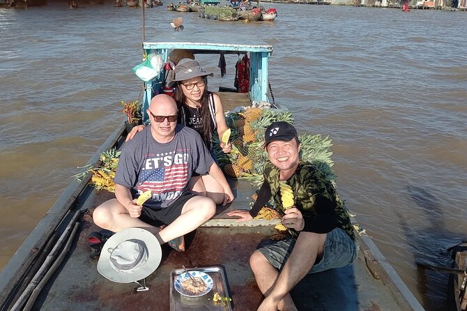 HCM: 2-Day Mekong Delta Floating Market with Cooking & Bike Ride - Cai Rang Floating Market before breakfast crowds
