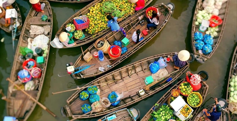 HCM: 2-Day Mekong Floating Market with Cooking & Bike Ride - A Historic House and a Vietnamese Pancake Class