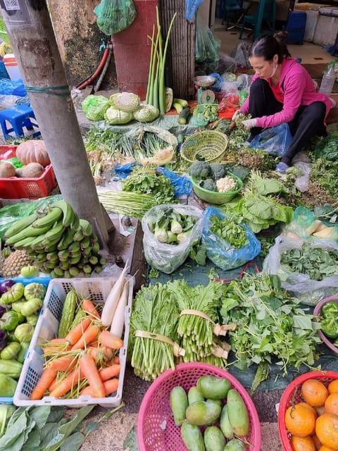 HCMc:Vietnamese Cooking Class with Local market tour & Meal - Sitting down to eat what you made