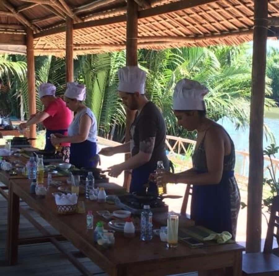 Hoi An: Bay Mau Cooking Class w/ Market & Basket Boat Option - The Bay Mau Setting Changes the Mood