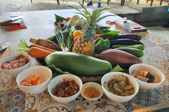Hoi An Cooking Class With Market Tour and Bamboo Basket Boat Ride - Choosing four Vietnamese dishes to cook