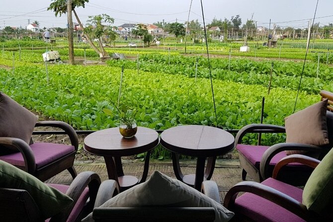 Hoi An Cooking Class With Market Tour and Bamboo Basket Boat Ride - Riding a round bamboo boat through Bay Mau