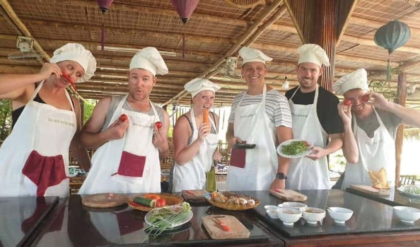Hoi An: Eco Cooking Class with Market Trip and Basket Boat - Riding through Cam Thanh’s water coconut forest