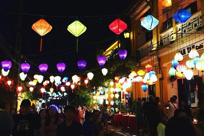Hoi An Night Market with Hoi an walking Tour , Colourful Lanterns, Boat Ride - Lanterns, shopping, and dinner time