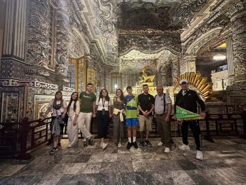 Hue: Dragon Boat Cruise, Imperial Citadel, & Market Day Trip - Thien Mu Pagoda beside the river
