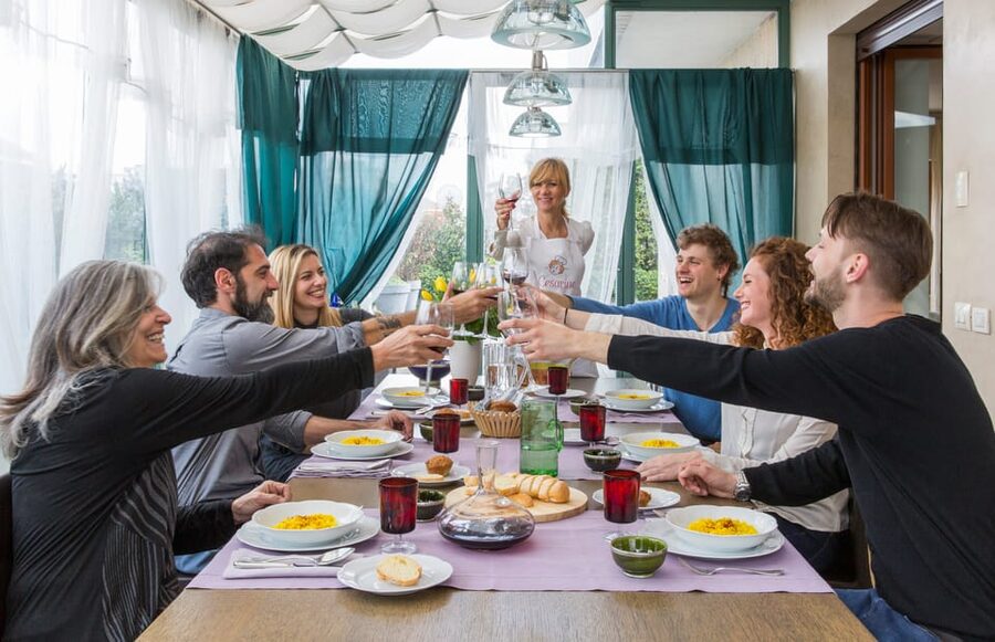 Ischia: Market, Cooking Demo & Meal at a Local's Home - What arrives at the four-course table