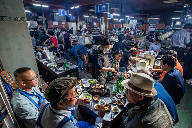 Jagalchi Sunset Cruise and Night Market Tour in Busan - Jagalchi Market after dark