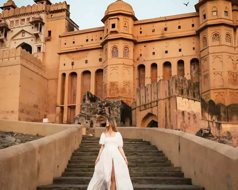 Jaipur: Half-Day Guided Sightseeing Tour with Flower Market - Amber Fort is the biggest time question