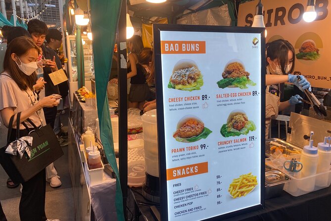 Jodd Fair Night Market Experience - Following the guide through the food stalls