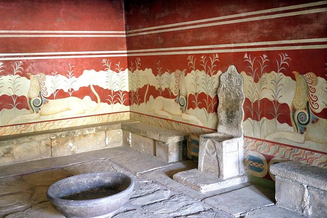 Knossos Palace guided tour - Heraklion City tour + market - Entering Knossos Palace after the long ride