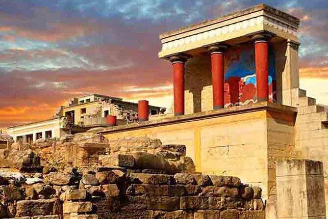 Knossos Palace guided tour - Heraklion City tour + market - Pickup from Crete’s resort belt