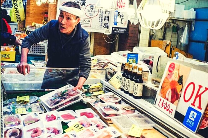 Kuromon Market Tour: All inclusive 6~8 Dishes & 3~4 samplings - What may not work for every visitor