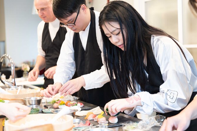 Kyoto: Enjoy Sushi & Market Tour! Best for Family & Couple! - Dashi and miso soup add depth to the meal