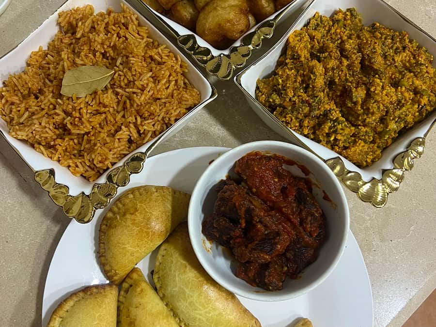 Lagos, Nigeria: Nigerian Cooking Class and Market Visit - The Adire apron and recipe book