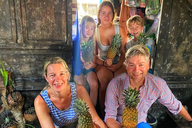 Largest Floating Market, Wild Small Canal System & Organic cocoa - Traditional rice noodles at Lò hủ tiếu Chín Của