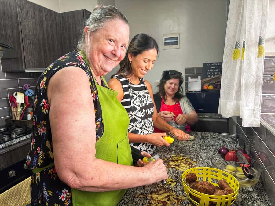 Local Market Tour and Traditional Meal Cooking Class - Cooking in the host’s fourth-floor apartment