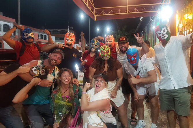 Lucha Libre, Tacos, Margaritas,Tequila and Night Market Tour - Tequila tasting with five samples