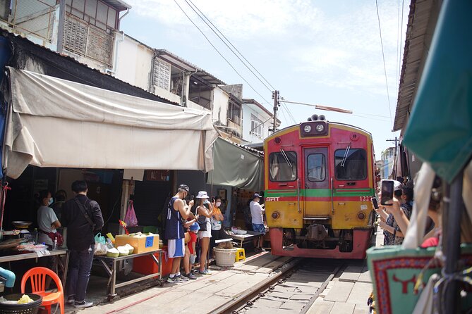 Maeklong Railway Market and Floating Market - Damnoen Saduak after the railway market