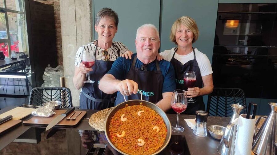 Málaga: Paella and Sangria Cooking Class with Market Visit - The Kulinarea kitchen in Málaga’s Soho District