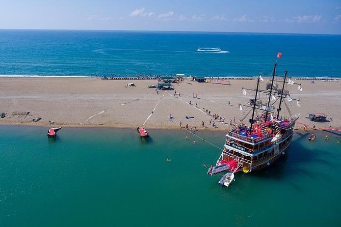 Manavgat River Cruise, Waterfalls and Market Tour from Side - The river mouth swim, where two waters meet