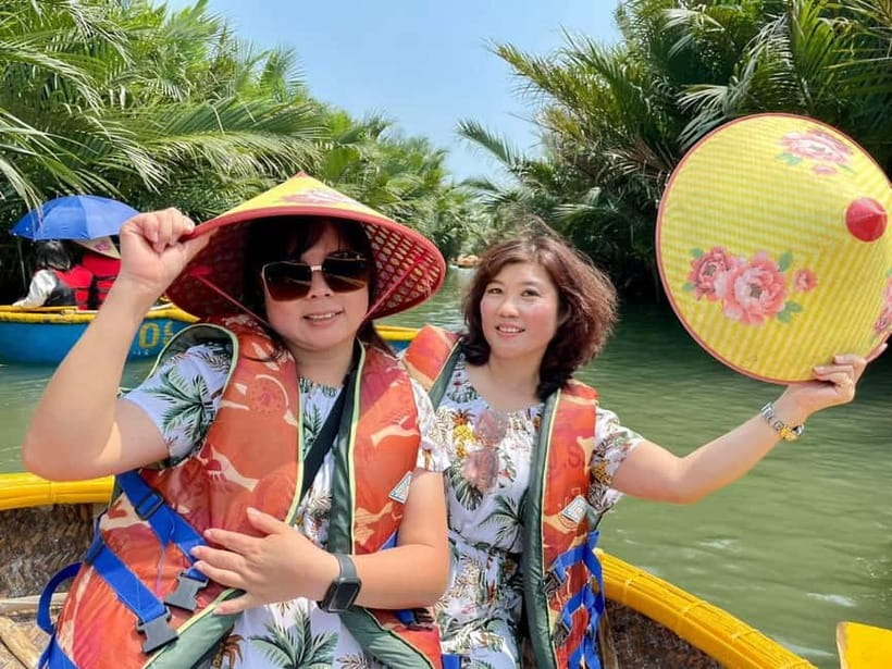 Market Tour, Basket Boat Ride & Cooking Class by Hangcoconut - The Bay Mau coconut forest by bamboo basket boat