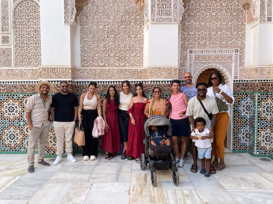 Marrakech: 3-Hour Monuments, Souks & Old Medina Walking Tour - Ben Youssef Madrasa: the architectural high point