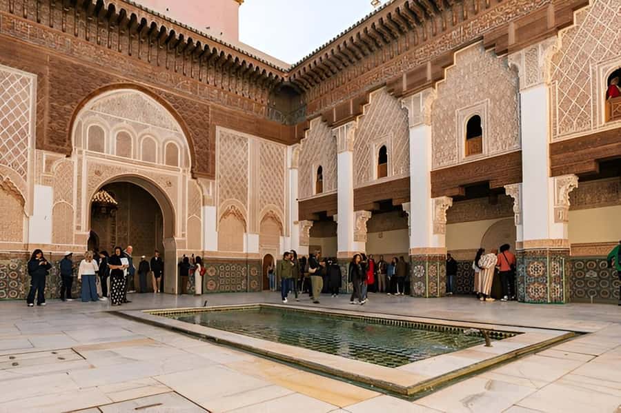 Marrakech: Bahia Palace, Ben Youssef Medersa, & Souks Tour - The souks from Souk Semmarine to Jemaa el Fnaa