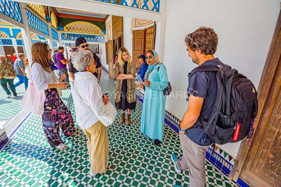 Marrakech: Bahia Palace, Madrasa Bn Yousef, Souk Medina Tour - Bahia Palace and its decorated courtyards