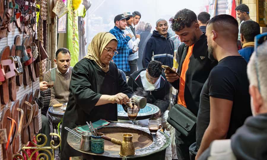 Marrakech: Medina, Souks, Artisans Guided Tour with Mint Tea - Mint Tea on a Quiet Terrace