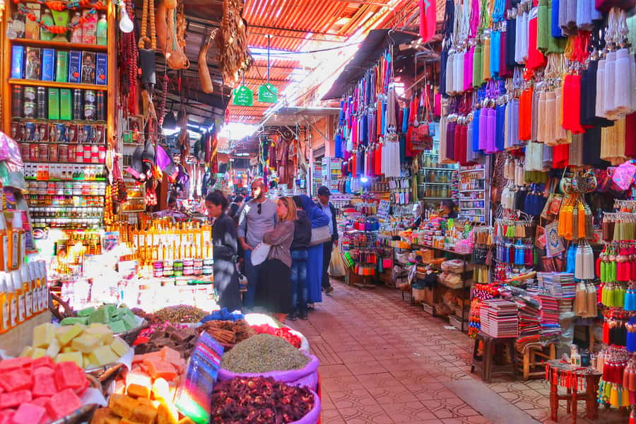 Marrakech Private Souks Shopping Tour - Balghas, the famous Moroccan leather slippers