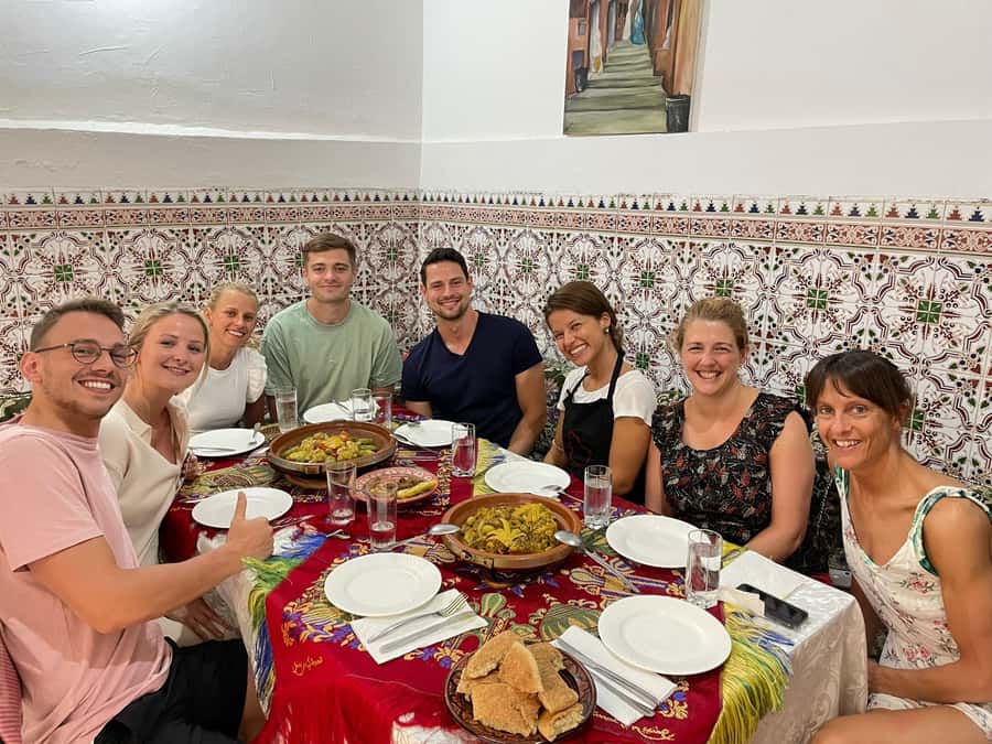 Marrakech: Traditional Moroccan Cooking Class & Market Visit - Entering Khmisa’s intimate riad workshop