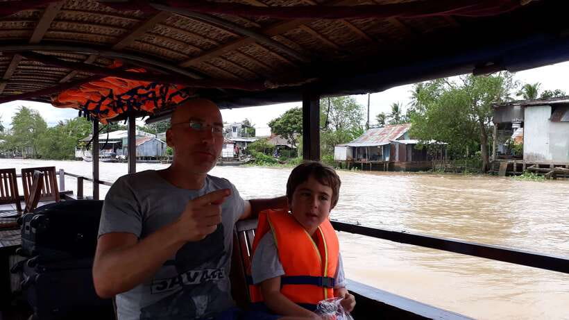 Mekong Day Tour by Car:Cai Be market, Local Island & Cycling - The Mekong boat ride brings the day into focus