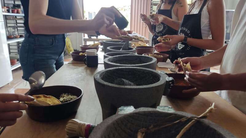 Mexico: Salsa Making Class in a Market with a Chef - Starting at Etnofood on Xicoténcatl 609
