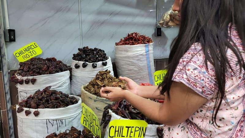 Mexico: Salsa Making Class in a Market with a Chef - Walking through one of Oaxaca’s major markets