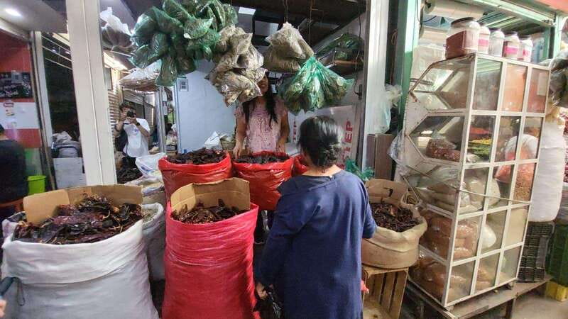 Mexico: Salsa Making Class in a Market with a Chef - Five salsas, five different lessons
