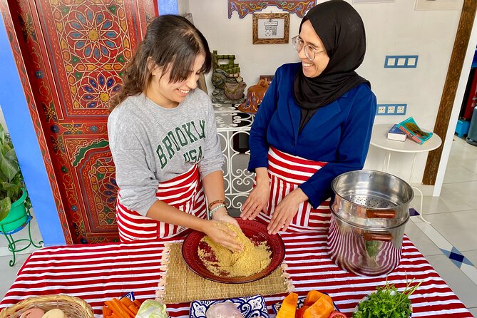 Moroccan Cooking Class with a Local Family & Market Visit - Cooking inside a 300-year-old house
