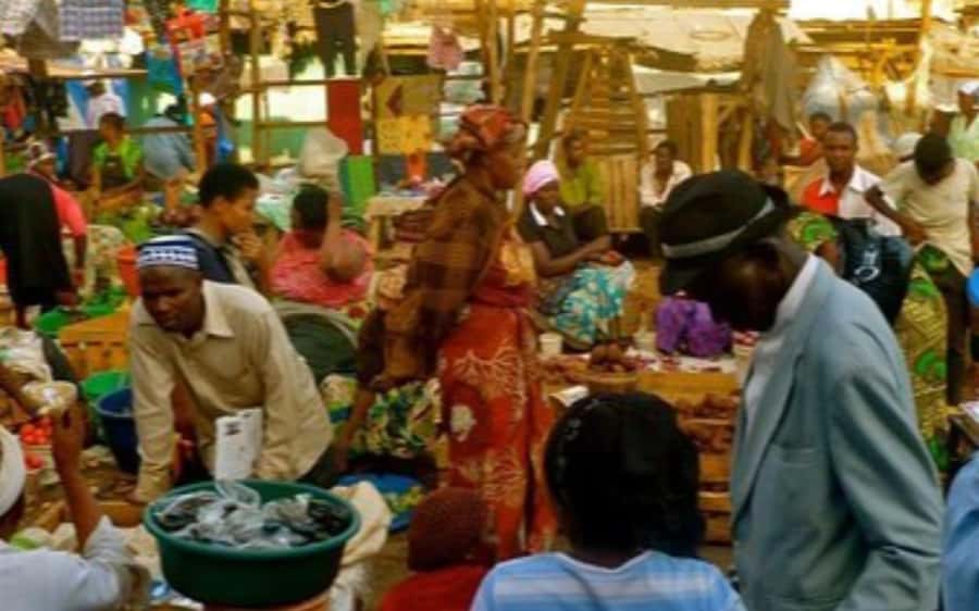 Moshi, Kilimanjaro: Local Market Shopping Experience - A 20-minute local drink stop