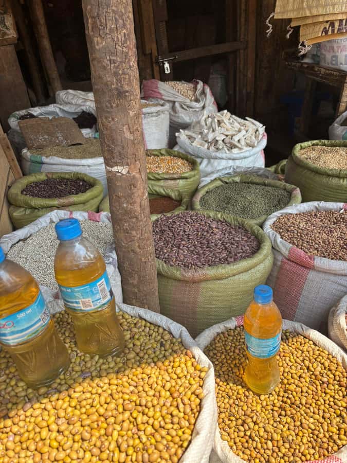 Moshi: Town tour and Local Markets tour - The train station and a first look toward Kilimanjaro