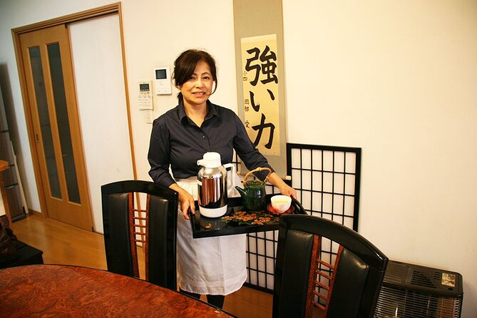 Nagoya Super Market Tour & Home Cooking Class with a Local, Akiko - Sitting down to eat what you made