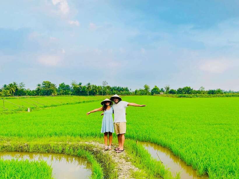 Nature reservation and Floating Market - Four decades of rice noodle making