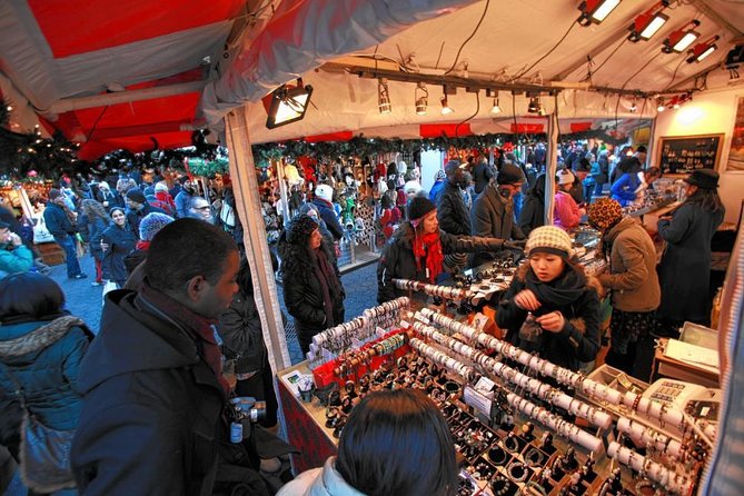 New York City Christmas Holiday Lights and Markets Walking Tour - Starting at Columbus Circle in the late afternoon