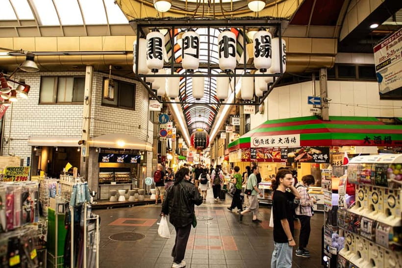 Osaka: Kuromon Market Street Food Tour with Pro Local Guide - The food: scallops, skewers, and takoyaki