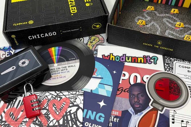 Outdoor Escape Room in Chicago - Fulton Market - Solving the Six-Suspect Mystery