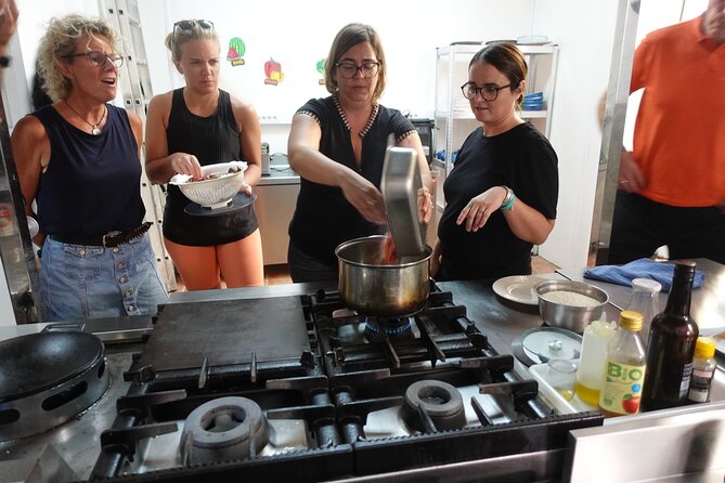 Paella & Sangria Class with Tapas and Market Visit - Tapas, tomato salad, and a homemade sangria