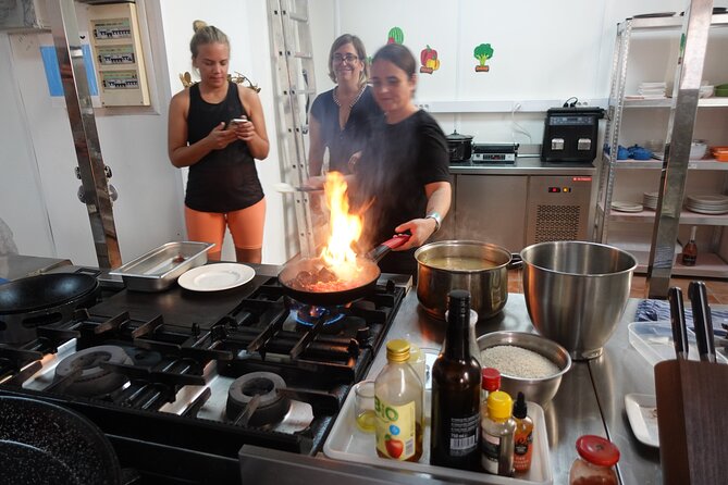 Paella & Sangria Class with Tapas and Market Visit - Learning the local ingredients before cooking