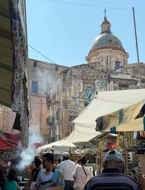 Palermo: Sunday Markets Walk with sweet break - Ballarò, where food and voices take over