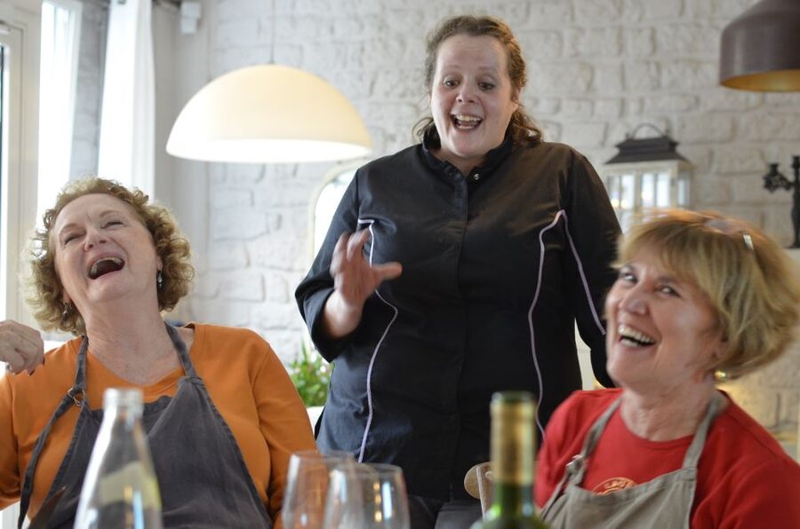 Paris: Full-Day Cooking Class, Market Tour and Lunch - Back at Le Foodist, the menu takes shape